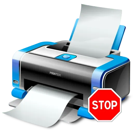 Как отменить печать принтера на компьютере. Первый способ.