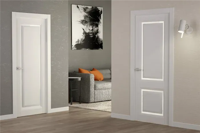 Щитовые межкомнатные двери предназначены для установки в сухих комнатах со стабильной температурой
