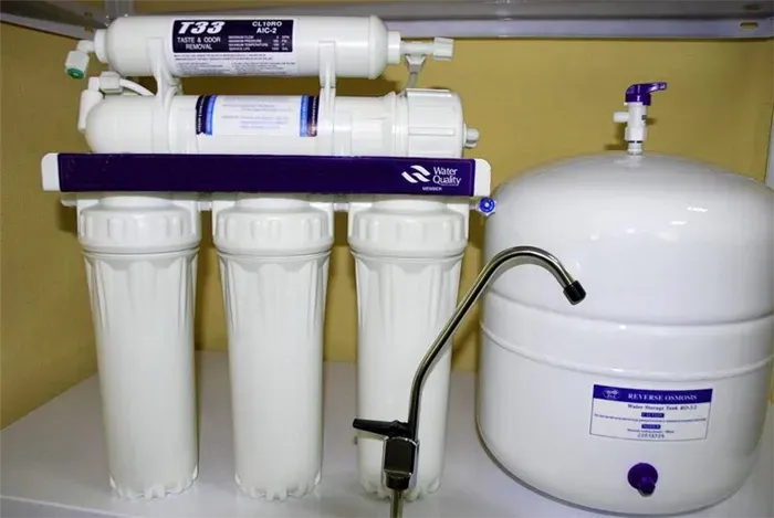 Промышленный фильтр обратного осмоса для опреснения воды