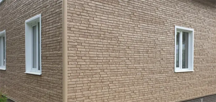 Фасадные панели GL «Я-Фасад» Демидовский кирпич (Янтарь) 