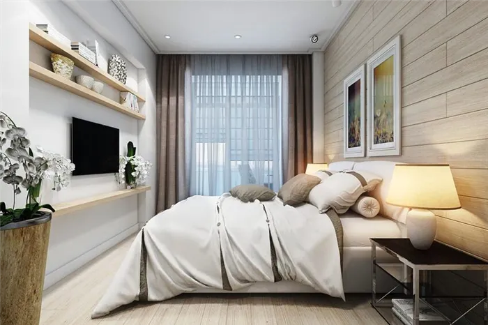 Телевизор в спальне 90+ фото — идеи расположения, рейтинг моделей