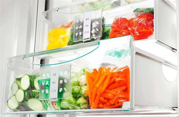 Зона свежести в современных холодильниках