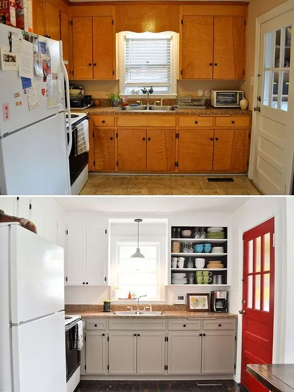 обновление старого кухонного гарнитура