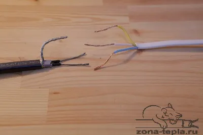 Подключение кабеля к сети