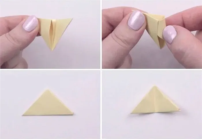 Схема сборки фоторамки-оригами