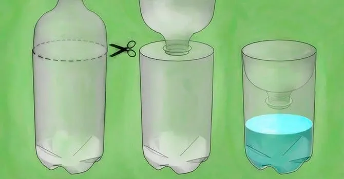 Как организовать западню из бутылки
