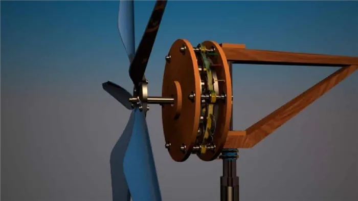 Конструкция самодельного ветрового генератора 