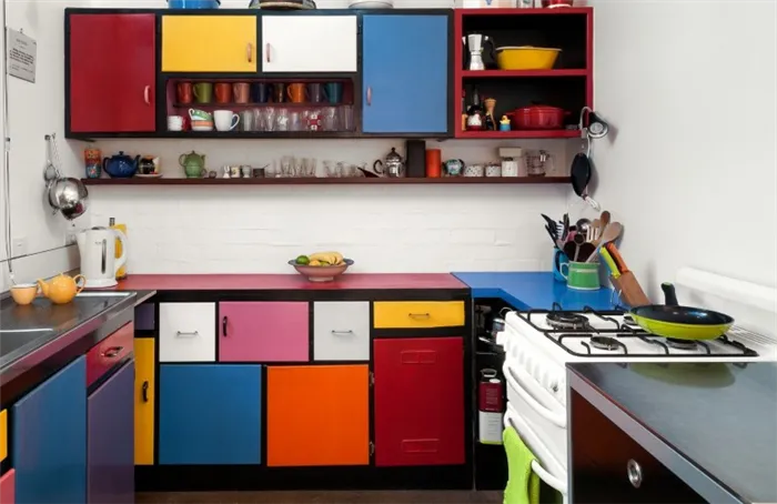 покраска кухонного гарнитура дизайн идеи
