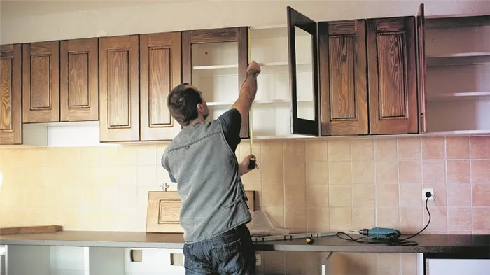 Как обновить фасад кухонного гарнитура своими руками