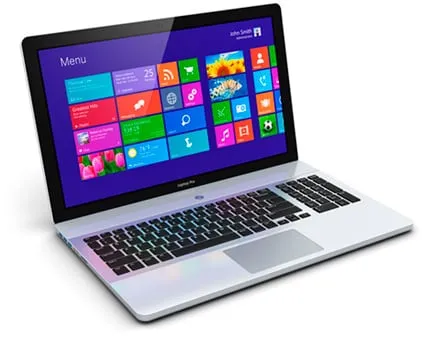 Ноутбук с ОС Windows