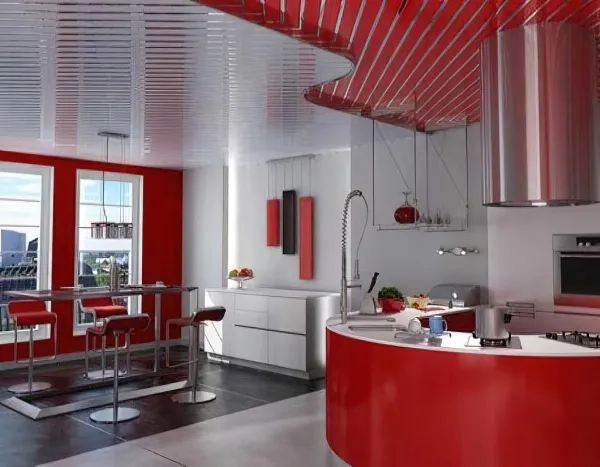 Какой потолок лучше сделать на кухне: 6 вариантов отделки