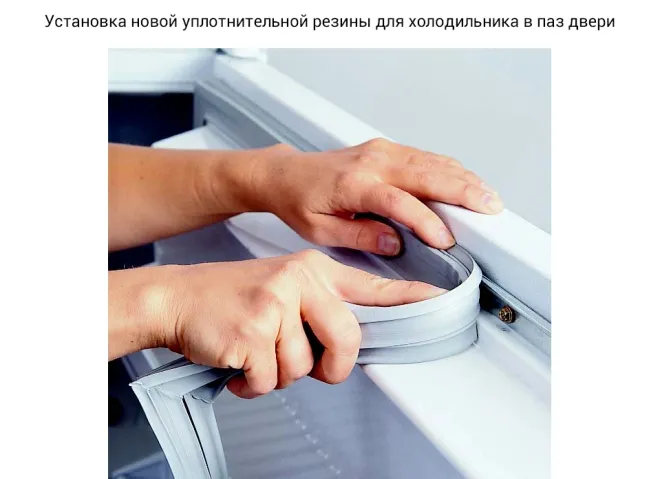 Как заменить уплотнительную резинку на холодильнике