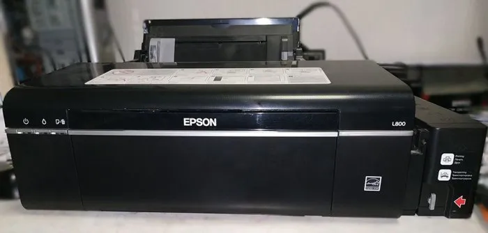 промывка печатающей головки epson l800