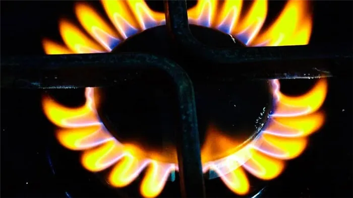 Почему пламя природного газа красное, оранжевое или желтое