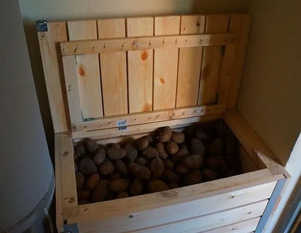 ящик для хранения картофеля на балконе