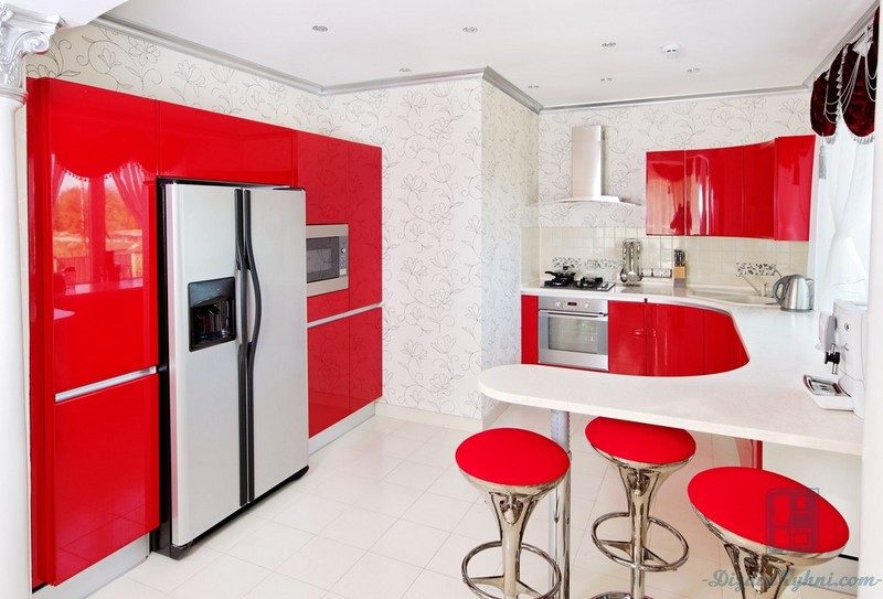 modern-red-kitchen-interior
