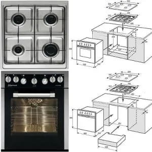 Как подключается газовая варочная панель и газовый духовой шкаф