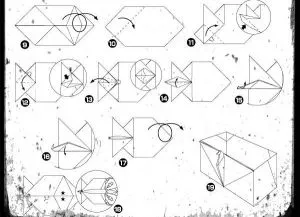Шкатулка из бумаги своими руками со схемами и фото