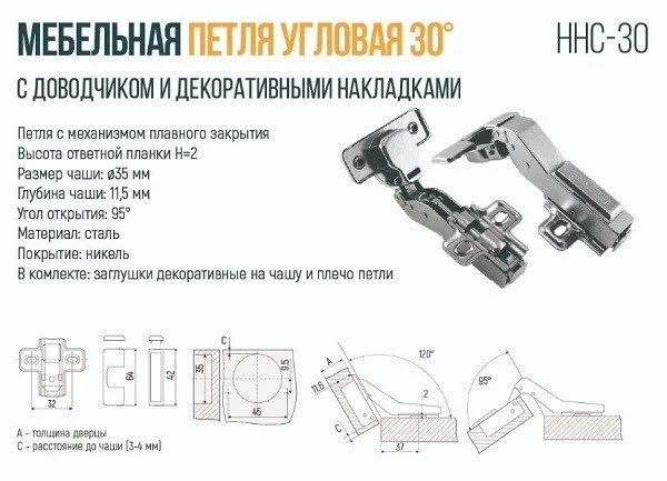 Визуальная схема регулировки по высоте