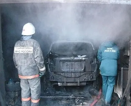 Несоблюдение мер по обеспечению безопасности в гараже