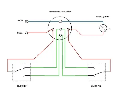 Проходные и перекрестные выключатели – подключаем правильно