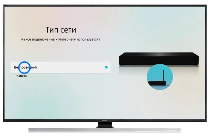 беспроводное подключение телевизора