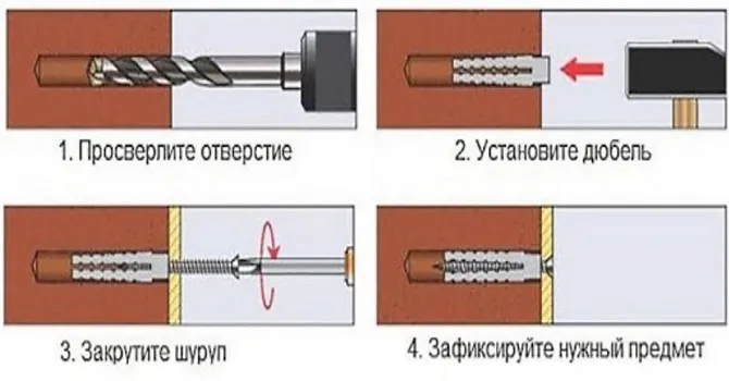 Сверление отверстия в кирпиче