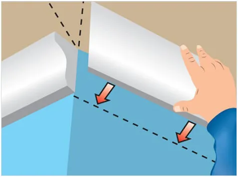 Чем заделать стыки потолочного плинтуса (6 фото)