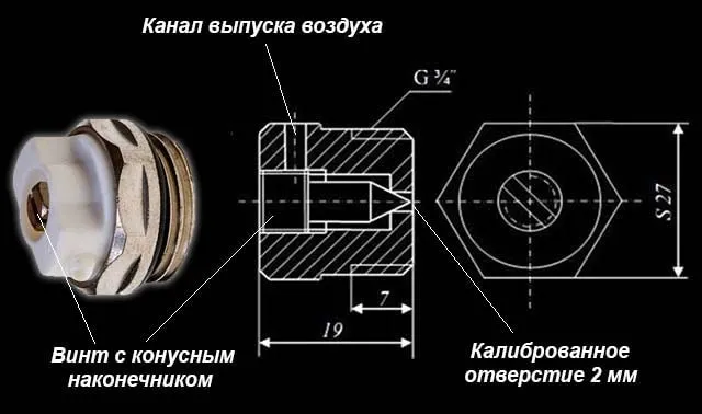 Как устроен клапан Маевского