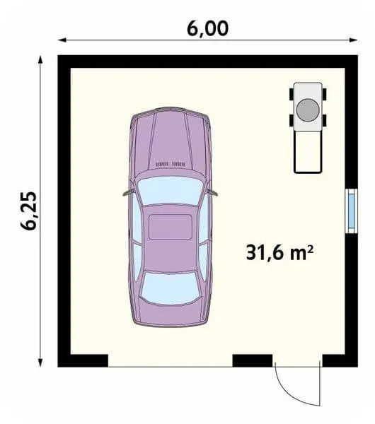 оборудование гаража 6 на 4